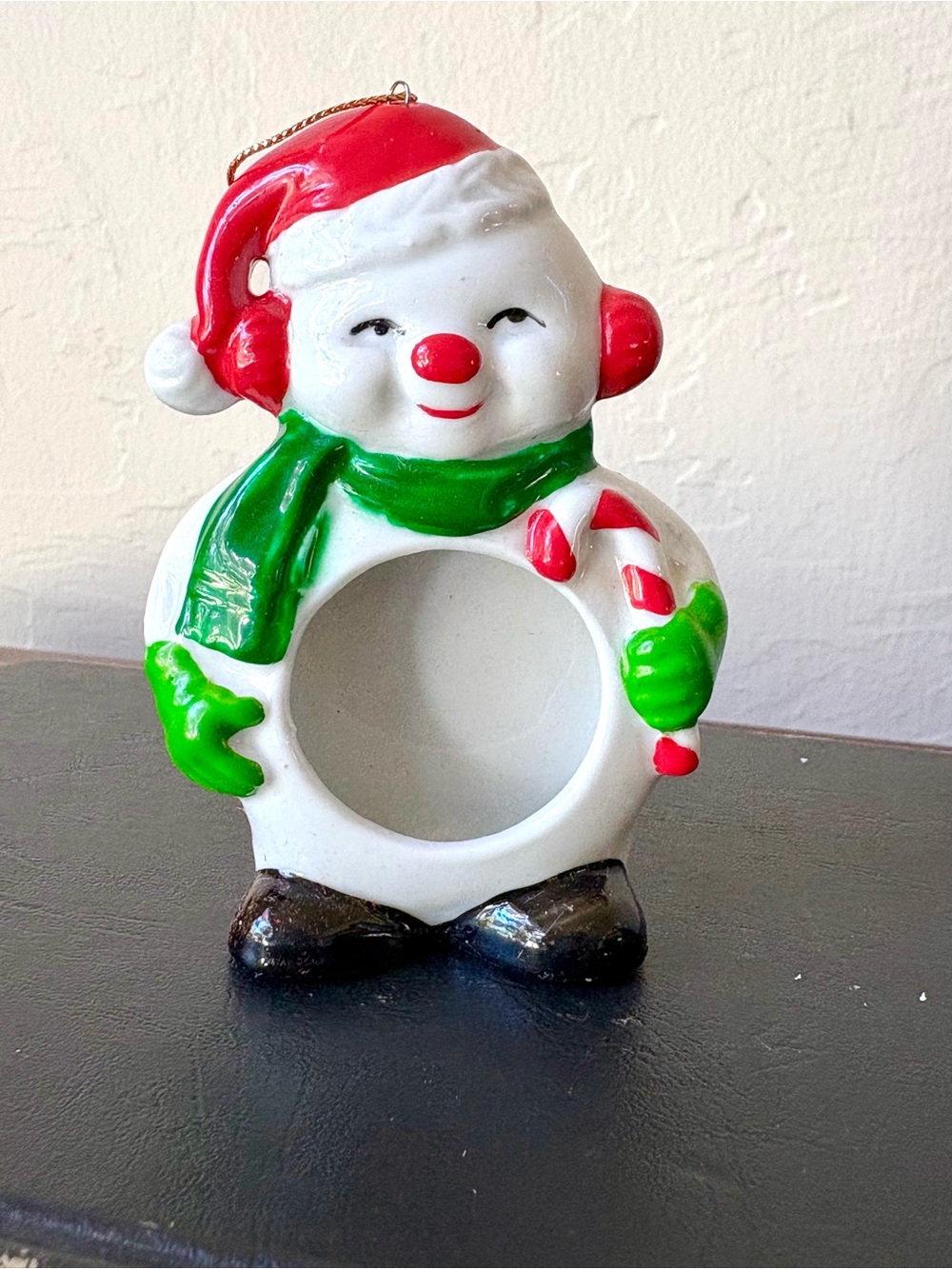 Vintage Santa Picture Frame Ornament